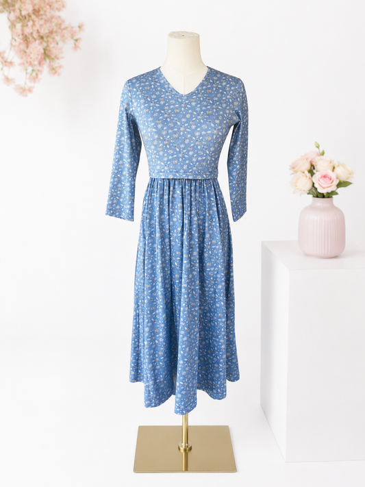 Sky Blue Breeze Nursing Dress