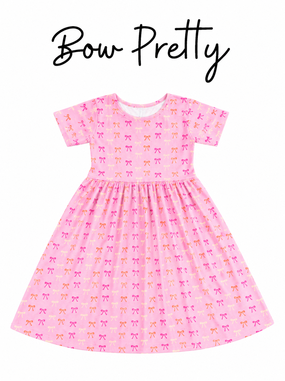 Bow Pretty Cotton Girl Dress