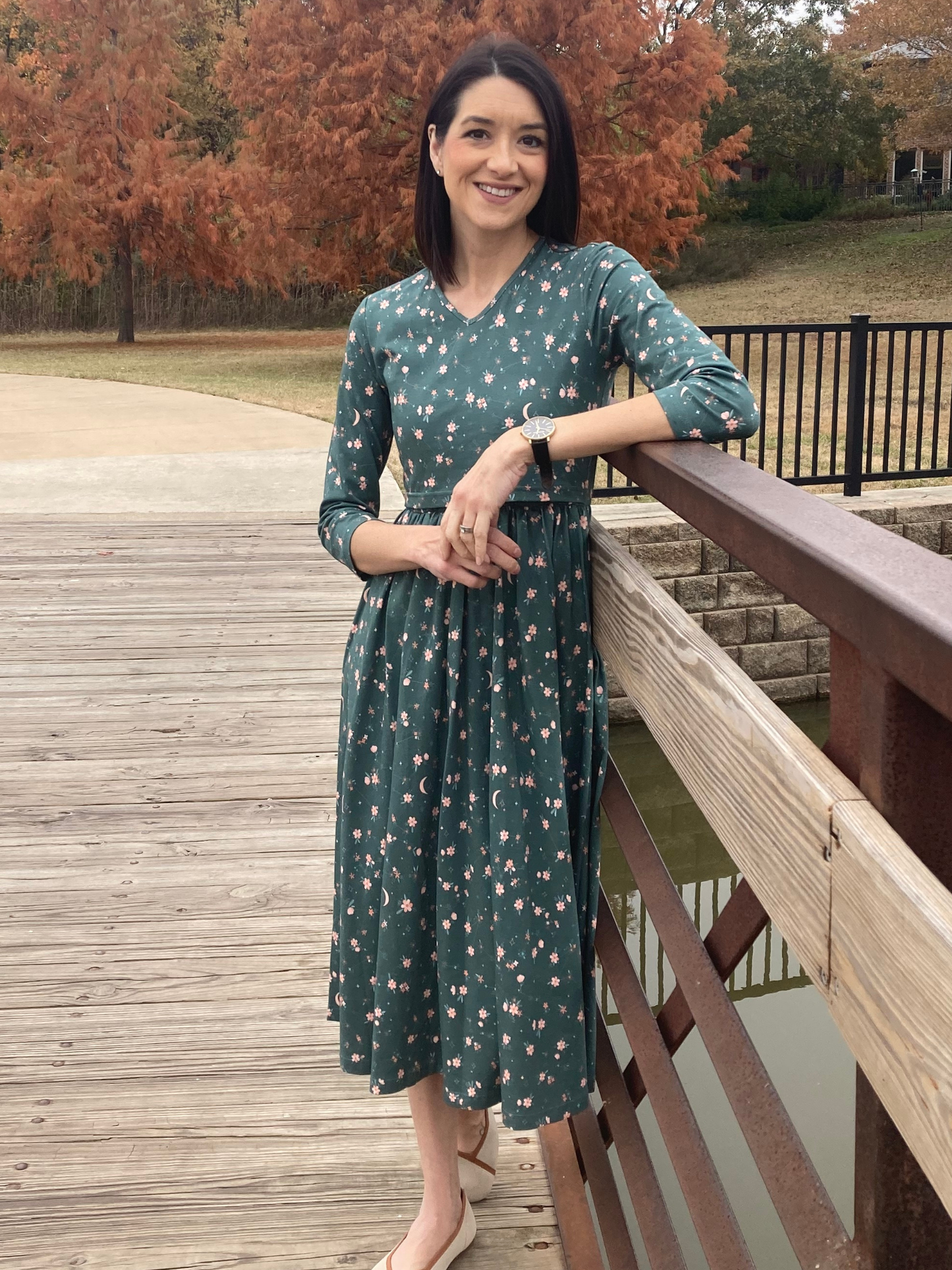 Never Ending Sky Nursing Dress