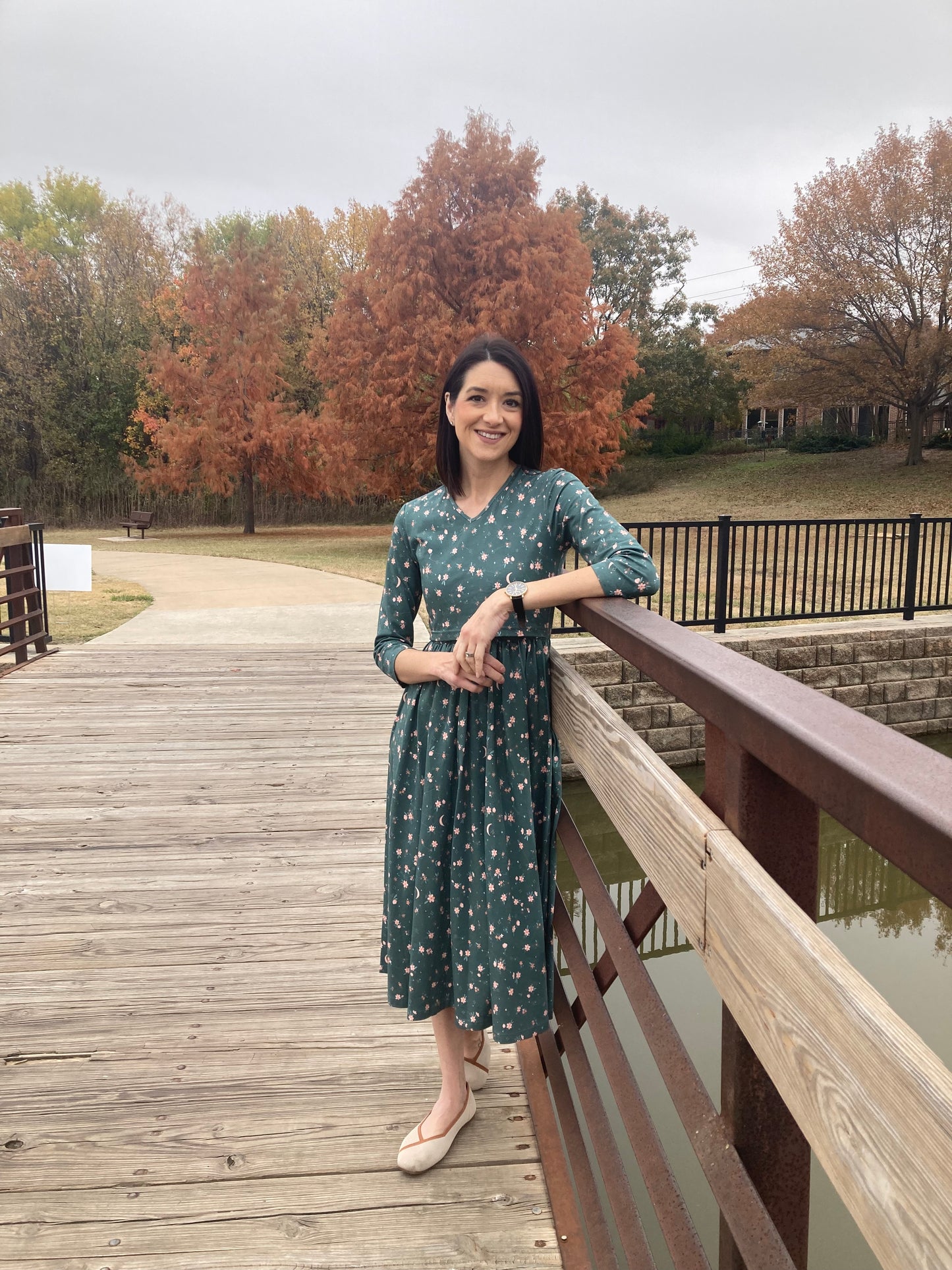 Never Ending Sky Nursing Dress