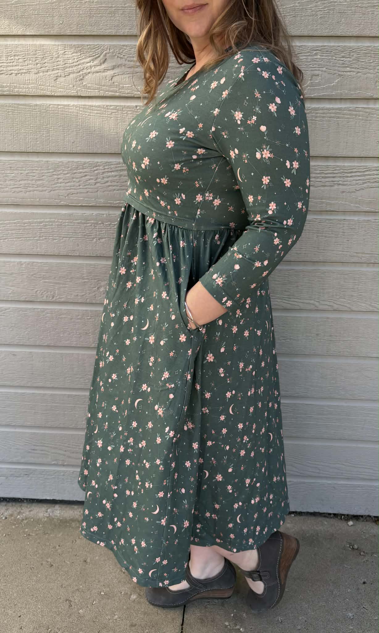 Never Ending Sky Nursing Dress