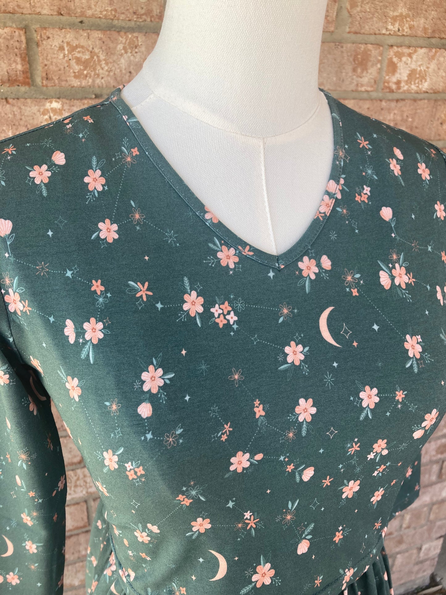 Never Ending Sky Nursing Dress - In Stock